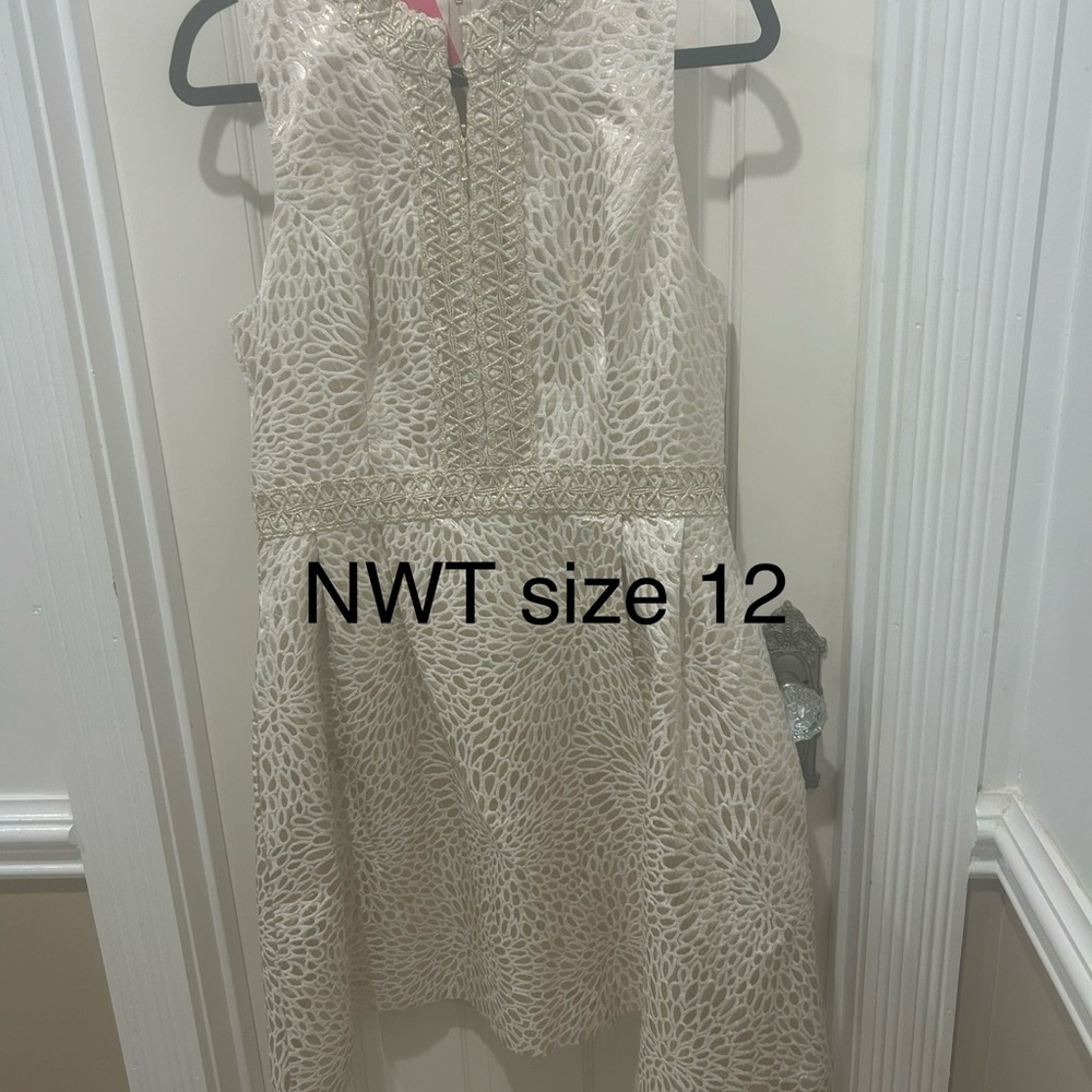 Lilly Pulitzer Gold Metallic Dress